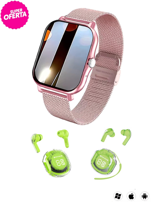 Combo Smartwatch + Air39 verde