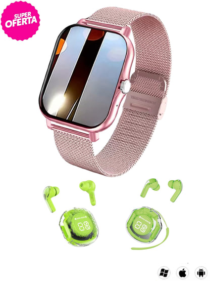 Combo Smartwatch + Air39 verde
