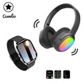 Diadema Lelisu negro LED + smartwatch negro