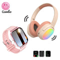 Diadema Lelisu rosa LED + smartwatch rosa