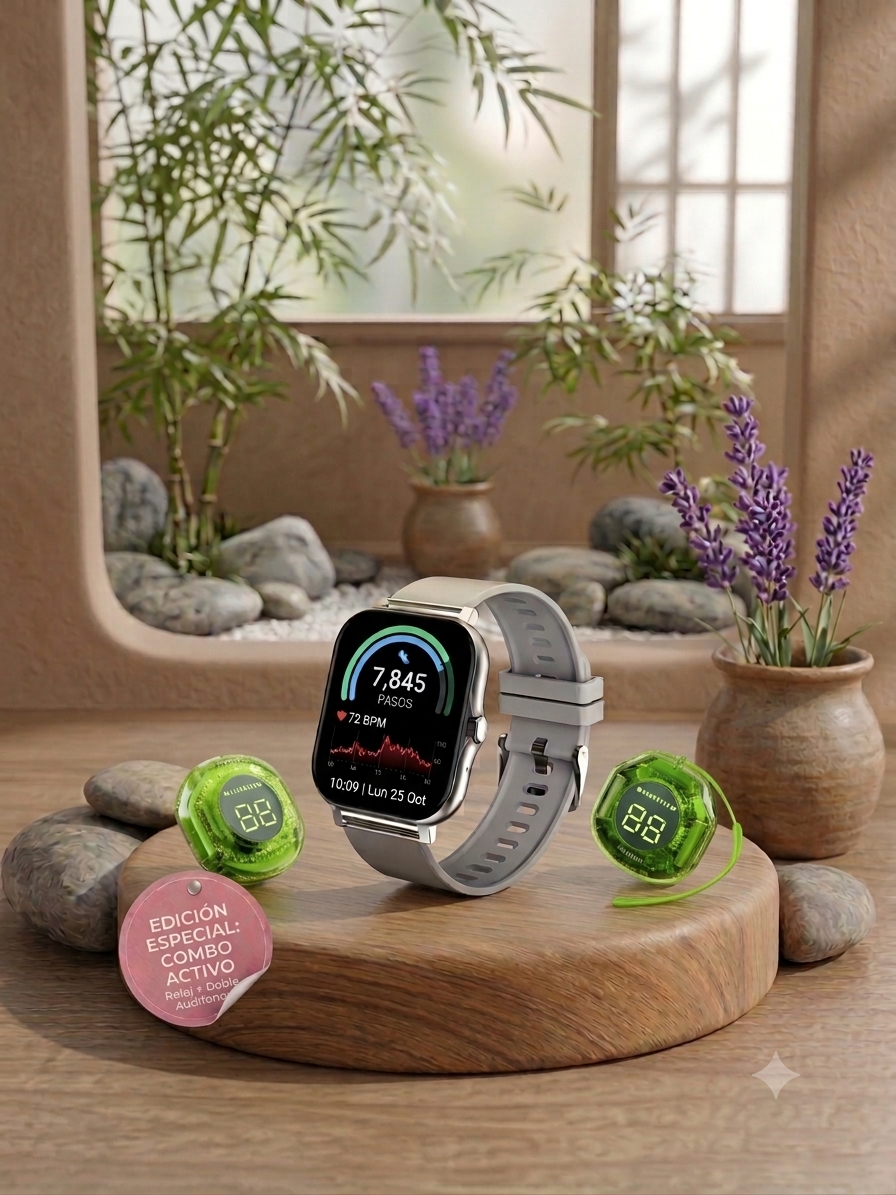 Combo Smartwatch + 2 Air39 verde