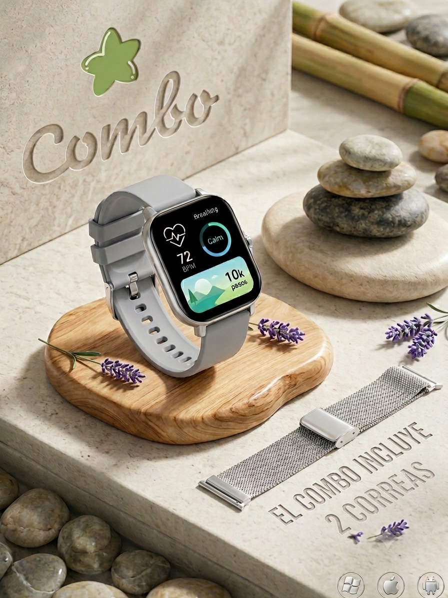 Combo Smartwatch + Lelisu Buds (Azules)