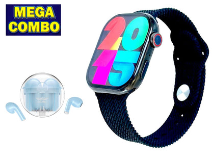 Combos Smartwatch Jw9 Pro 2 + 2 Auriculares Inalámbricos Lelisu LS-09