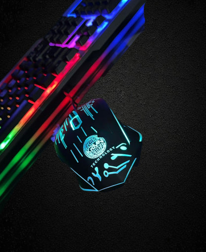 Combo Gamer Teclado, Mouse, Audífonos, Mousepad