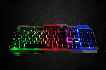 Combo Gamer Teclado, Mouse, Audífonos, Mousepad